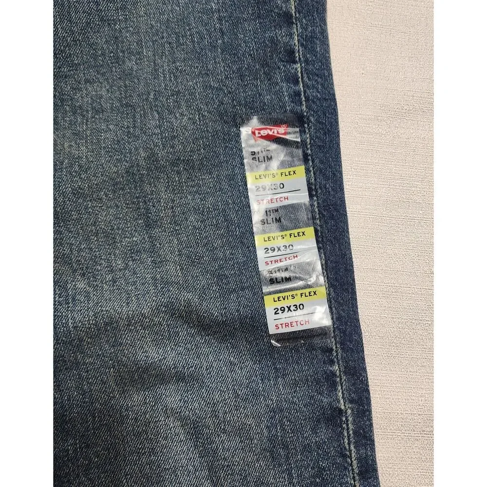 Levi's 511 slim men's W29''xL30'' sit below waist stretch fabric